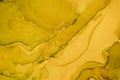 Gold Fluid Art. Marble Abstract Background. Royalty Free Stock Photo