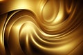 Gold foil background with light reflections. Golden textured generative illustration Royalty Free Stock Photo