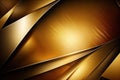Gold foil background with light reflections. Golden textured generative illustration Royalty Free Stock Photo