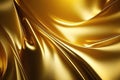 Gold foil background with light reflections. Golden textured generative illustration Royalty Free Stock Photo