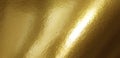 Gold foil gradient texture background with uneven surface Royalty Free Stock Photo