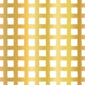 Gold foil grid seamless vector background. Hand drawn pattern irregular lines on white. Golden shiny hand drawn raster square Royalty Free Stock Photo