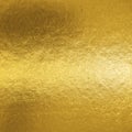 Gold foil leaf shiny metallic wrapping paper texture background for wall paper decoration element Royalty Free Stock Photo