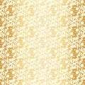 Gold foil melange texture with houndstooth effect vector pattern background. Abstract golden gradient backdrop with