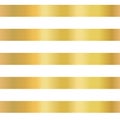 Gold foil stripe seamless vector background. Horizontal gold lines on white pattern. Elegant, simple, luxurious design for Royalty Free Stock Photo