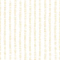 Gold foil stripes seamless vector pattern. Horizontal golden strokes in vertical lines on white background. Elegant design for