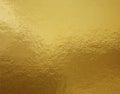 Gold foil texture background with uneven surface Royalty Free Stock Photo