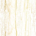 Gold foil wood texture seamless vector pattern. Wooden vertical grain texture. Metallic golden shiny abstract background
