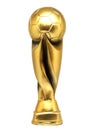 Gold football cup
