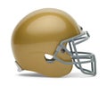 Gold Football Helmet