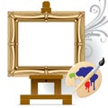 Gold frame Royalty Free Stock Photo