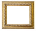 Gold frame. Royalty Free Stock Photo