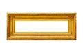 Gold wide frame Royalty Free Stock Photo