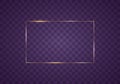 Gold frame light Royalty Free Stock Photo