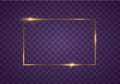 Gold frame light Royalty Free Stock Photo