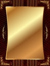 Gold frame with pattern 11