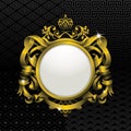 Gold frame seamless texture Royalty Free Stock Photo