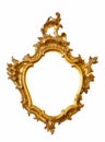 Gold frame unusual shape