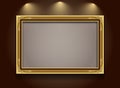 Gold frame