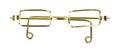 Gold Framed Doll Glasses