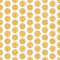 Hanukkah Gelt Seamless Pattern