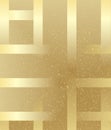 Gold geometric speckled background