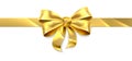 Gold Gift Golden Ribbon Present Bow