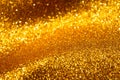 Gold glitter background, Gold abstract background with blurred bokeh, Abstract bokeh lights with soft light background. Royalty Free Stock Photo