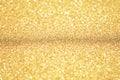 Gold and glitter background with narrow focus. Gold Dust