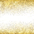 Gold glitter background