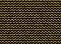 Gold glitter dots zigzag pattern Royalty Free Stock Photo