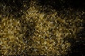 Gold Glitter Halftone Dotted Backdrop