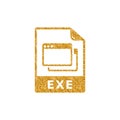 Gold Glitter Icon - Executable file format