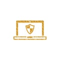 Gold Glitter Icon - Laptops antivirus