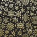 Gold glitter particles background. EPS 10 Royalty Free Stock Photo