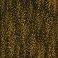 Gold glitter pattern seamless background wallpaper texture. Vector illustration on black repeat luxury style design Royalty Free Stock Photo