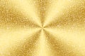 Gold glitter and radial abstract