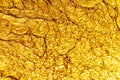 Gold Glitter Selective Focus. Royalty Free Stock Photo