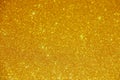 Gold Glitter Sparkle Background - Stock Photo