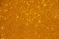 Gold Glitter Stars Sparkle Background - Stock Photo Royalty Free Stock Photo