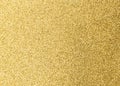 Gold glitter texture background of brilliant yellow metallic golden Christmas holiday decoration backdrop