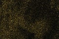 Gold Glitter Texture Isolated On Black. Amber Particles Color. Celebratory Background. Golden Explosion Of Confetti. Design Royalty Free Stock Photo