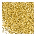 Gold glitter texture .