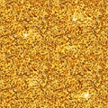 Gold glitter texture sparkling shiny paper background for celebration Christmas holiday seasonal wallpaper decoration Royalty Free Stock Photo