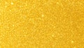Gold glitter texture sparkling shiny wrapping paper background for Christmas holiday seasonal wallpaper  decoration, greeting Royalty Free Stock Photo