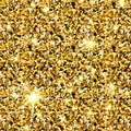 Gold glitter vector texture. Golden sparkle background. Royalty Free Stock Photo