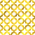Gold glittering foil seamless pattern Royalty Free Stock Photo