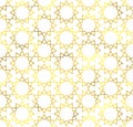 Gold glittering foil seamless pattern Royalty Free Stock Photo