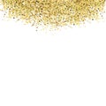 Gold glitters Royalty Free Stock Photo