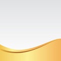 Gold / Golden Wave Elegant Silver Background / Pattern for Card , Poster , Website or Invitation